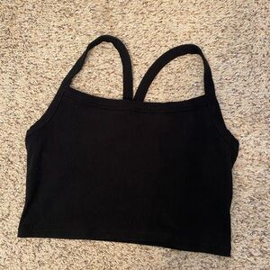 Women’s Black Pac-Cares Cropped Tank